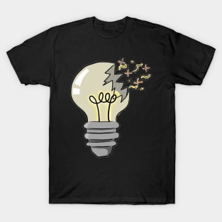Broken Light-bulb T-Shirt